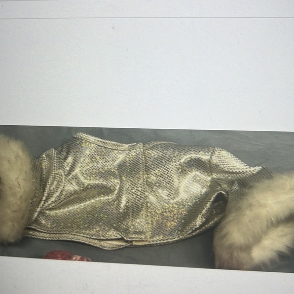 Build a Bear Rockstar Diva Sparkly 2000s outfit w/ Black Boots Silver Pink - Picture 7 of 8